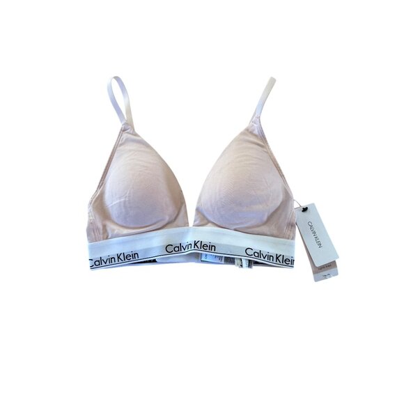 Calvin Klein Bra Womens Small Lightly Lined Triangle Adjustable - Picture 1 of 4